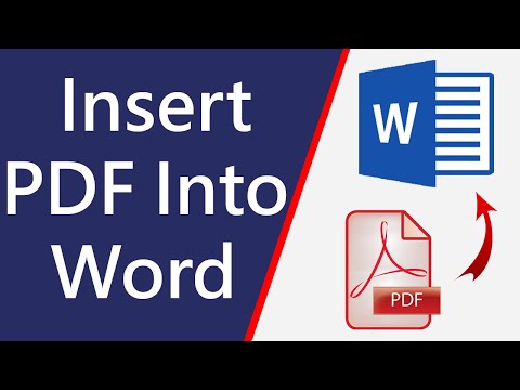 [GUIDE] How to Insert PDF into Word Document very Easily