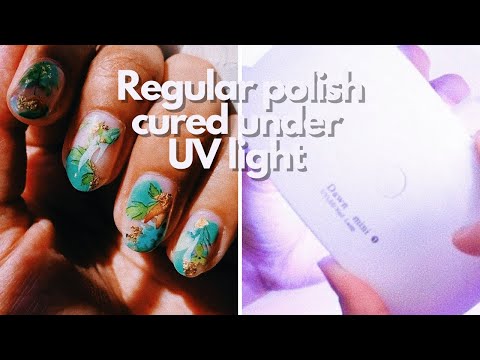 Hoe Werkt Gewone Nagellak Drogen Met Uv-Lamp?