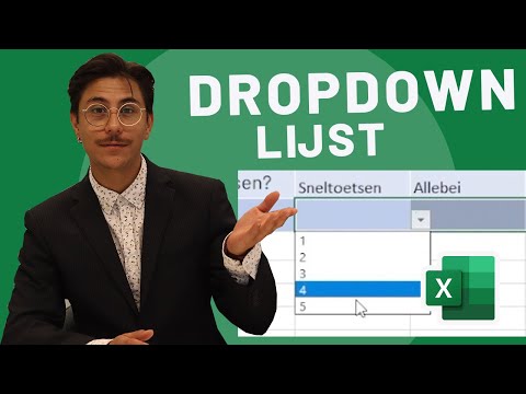 Een Handige Gids: Dropdown Menu Excel Maken!