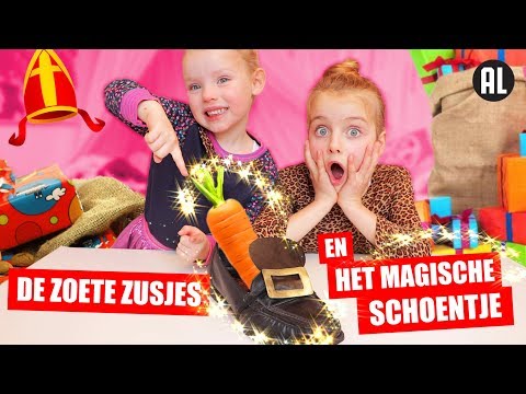 DE ZOETE ZUSJES en HET MAGISCHE SCHOENTJE! [Sinterklaas Film] ♥DeZoeteZusjes♥