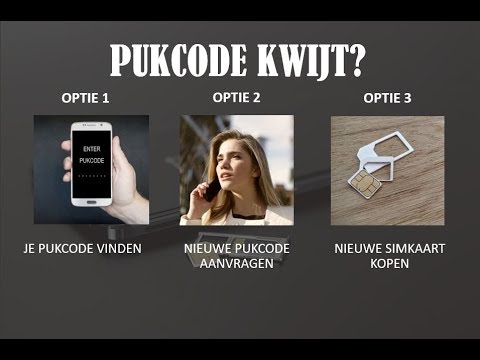 Hoe Vind Je De Puk-Code Voor Je Mobiele Telefoon