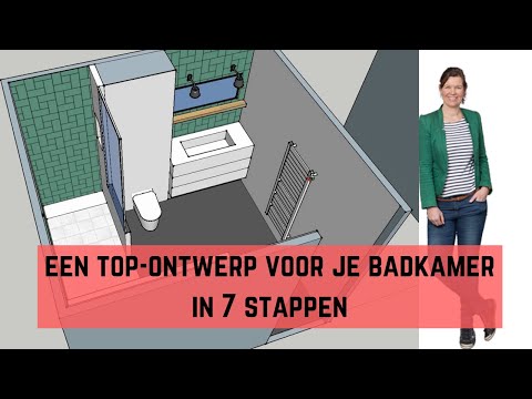 Stappenplan: Tekening Badkamer Maken In Nederlands