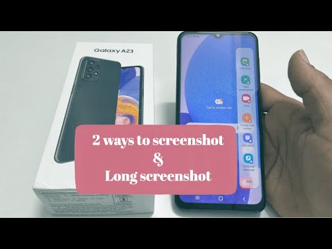 Hoe Maak Je Een Screenshot Op Samsung A23