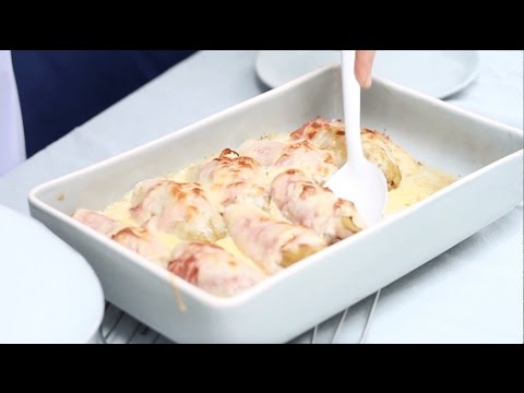 Recept: Gesneden Witlof Uit De Oven Met Ham En Kaas